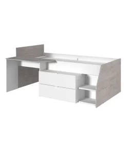 Lit Combiné Avec Bureau Milky