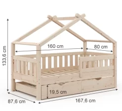 Lit Enfant Design 160cm Nature, Matelas -Meubles Pour Enfants 0a792af17af24fa4bb8b48e2b9a1d835.cropped 50 107 864 786.processed 1