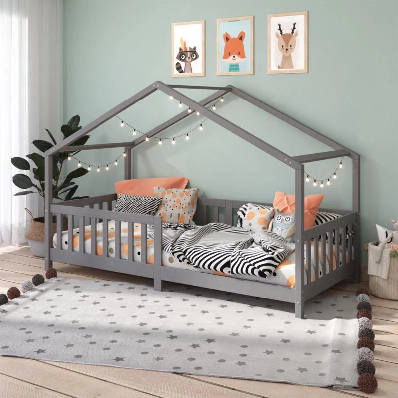 Lit Cabane LISAN 90x190 Cm 2 Lit Cabane LISAN 90x190 Cm – Image 2