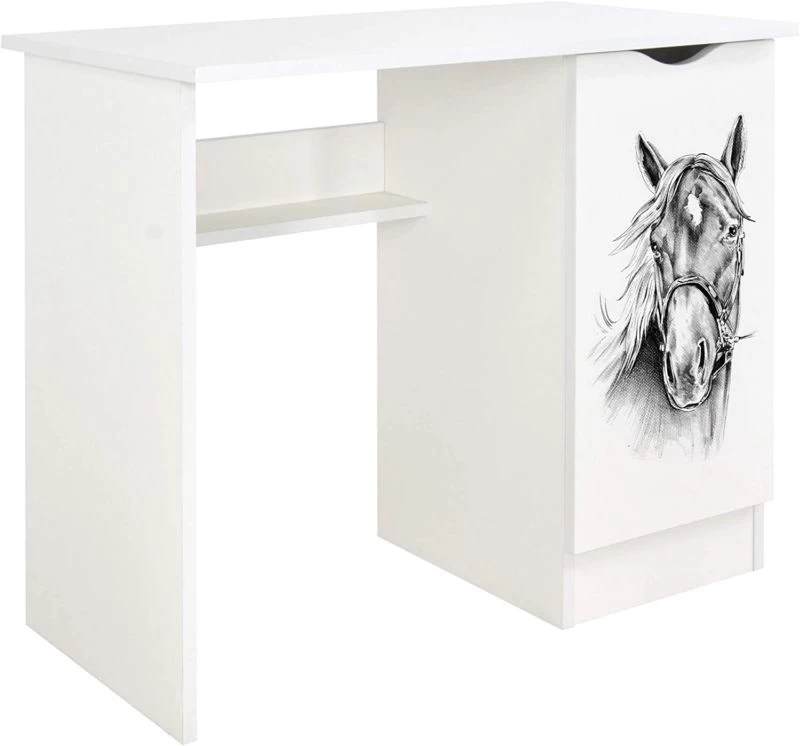 Bureau Blanc ROMA - Cheval 2 Bureau Blanc ROMA - Cheval – Image 2