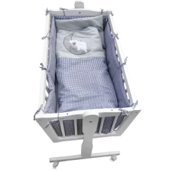 Berceau Pour Bébé Blanc/gris -Meubles Pour Enfants 0f13d1194da241a7807a381afc0c1ba5