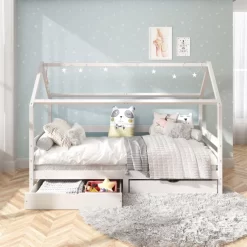 Lit Cabane CLIA 90x200 Cm 28 Lit Cabane CLIA 90x200 Cm -Meubles Pour Enfants 0fe2156d1415439a81ab15d28249d64f