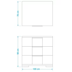 Pinolino Commode à Langer Polar Large -Meubles Pour Enfants 1000206458 200402 14511700012 SKETCH DETAILS P000000001000206458 sketch