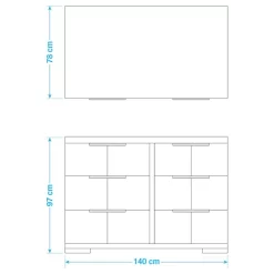 Pinolino Commode à Langer Polar Extra Large -Meubles Pour Enfants 1000206478 200402 14541000226 SKETCH DETAILS P000000001000206478 sketch