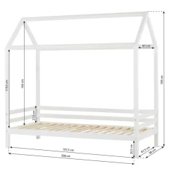 Lit Cabane Hoppekids Basic IV -Meubles Pour Enfants 1000255931 210430 13370800021 SKETCH DETAILS P000000001000255931 sketch