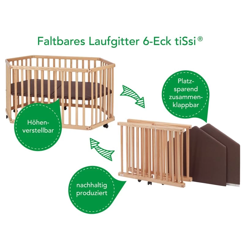 Parc Bébé Hexagonal TiSsi 6 Parc Bébé Hexagonal TiSsi – Image 6