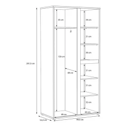 Armoire Callender 9 Armoire Callender -Meubles Pour Enfants 1000366467 220919 501 SKETCH DETAILS P000000001000366467 sketch