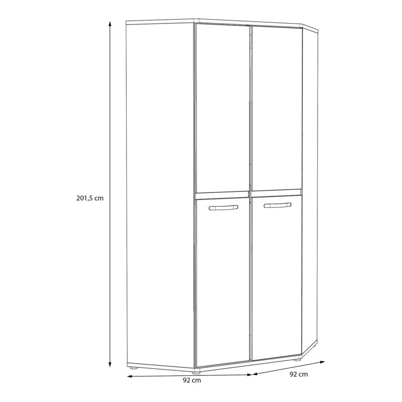 Armoire D’angle Callender 4 Armoire D’angle Callender – Image 4