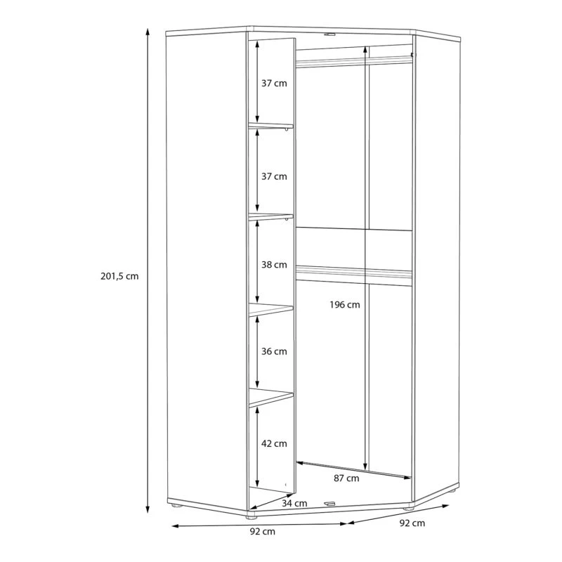 Armoire D’angle Callender 5 Armoire D’angle Callender – Image 5