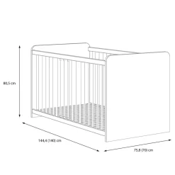 Lit Bébé Fierco -Meubles Pour Enfants 1000404494 230907 500 SKETCH DETAILS P000000001000404494 sketch