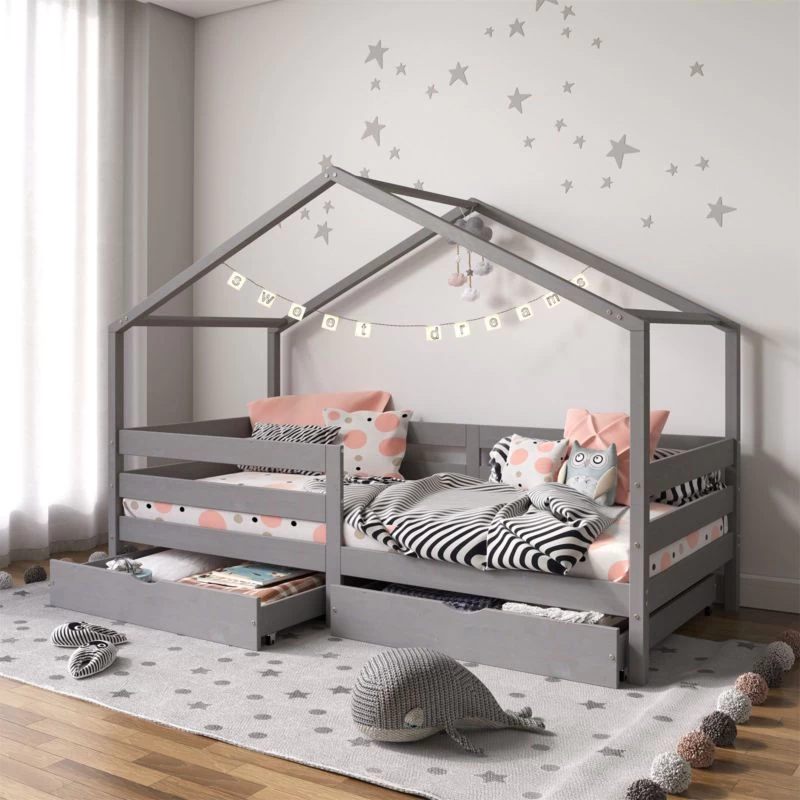 Lit Cabane ENA 90x190 Cm 18 Lit Cabane ENA 90x190 Cm – Image 18