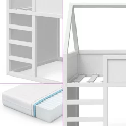 Lit Mezzanine Pinocchio Avec Matelas -Meubles Pour Enfants 1644696fbb74482ba3b72013d0879f6f