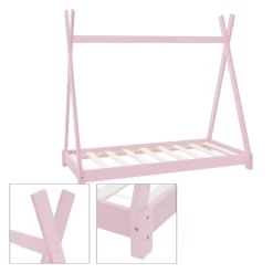 Tipi De Lit 80x160 Cm Rose 22 Tipi De Lit 80x160 Cm Rose -Meubles Pour Enfants 1765df838e824089b977e1affabf4c87