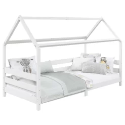 Lit Cabane FINA 90x200 Cm -Meubles Pour Enfants 1a009fb36e6741408f37c29173e56164