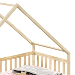Lit Cabane ALVA 90x200 Cm -Meubles Pour Enfants 1b31d00be2d54275904494426bbe3f87 1