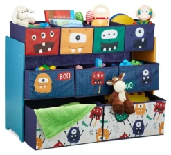 Étagère à Boîtes Motif Monstres