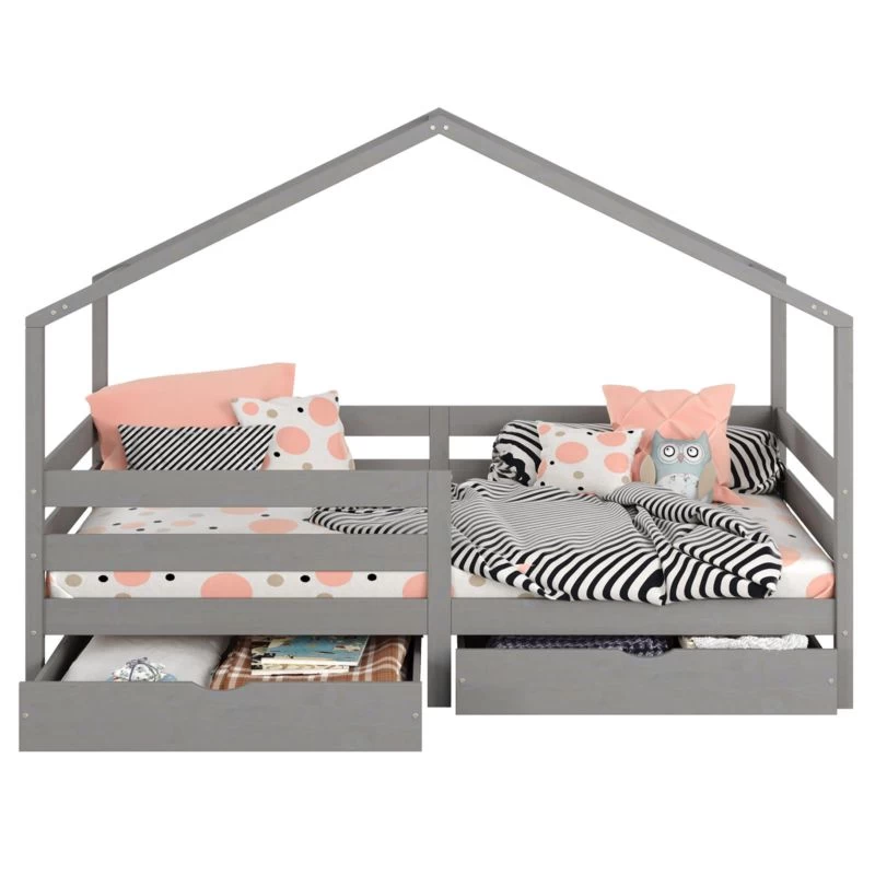 Lit Cabane ENA 90x190 Cm 19 Lit Cabane ENA 90x190 Cm – Image 19