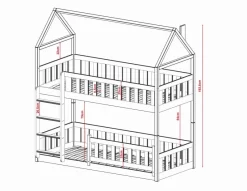 Lit De Maison Pola -Meubles Pour Enfants 2323c4cc959b4a8491e65f8e3281ddc0