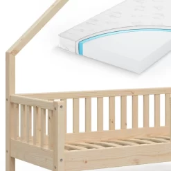 Lit Cabane Noemi 70x140cm Avec Matelas -Meubles Pour Enfants 2704489a7d214316ae3cb31ecac3d10d