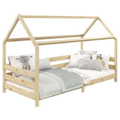 Lit Cabane FINA 90x190 Cm -Meubles Pour Enfants 277f54c9eadf46f6aedcdcae15da34b4