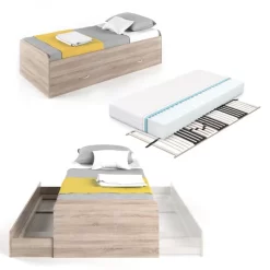 Lit Enzo Avec Sommier à Lattes&Matelas -Meubles Pour Enfants 2a81298adbaa4b7caef2102779f89c81