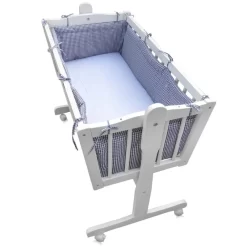 Berceau Pour Bébé Blanc/gris -Meubles Pour Enfants 2aefcb1f4b794875a296a833f4ab0268