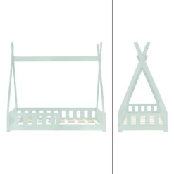 Lit D'enfant Tipi 140x70cm Menthe -Meubles Pour Enfants 2b104c37b3b74122a9b731f9df1ea8a0