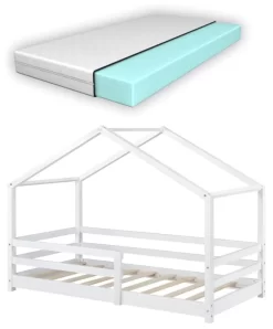Lit Cabane Knätten Avec Matelas