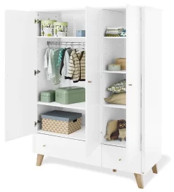 Pinolino Armoire à Portes Battantes Pan Kids -Meubles Pour Enfants 300b09761759486bb87d9965ed37893e