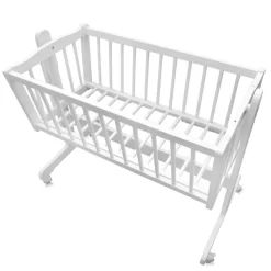 Berceau Pour Bébé Blanc/gris -Meubles Pour Enfants 334fd3035a5c494e999a8db38e1500ef