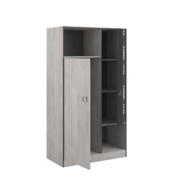 Armoire 2 Portes Avec Penderie Fabric -Meubles Pour Enfants 33c01bcd70304648b4aed41c75af971a