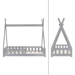 Lit D'enfant Tipi 140x70cm Menthe -Meubles Pour Enfants 354acab8967c4e0e8c290859d4057c45