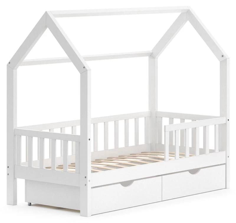 Lit Cabane Wiki 80x160cm & 2 Tiroirs 5 Lit Cabane Wiki 80x160cm & 2 Tiroirs – Image 5