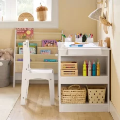 Ensemble Table Et Chaise Enfant KMB60-W -Meubles Pour Enfants 3f028372465343ce90529db8b504dbb0