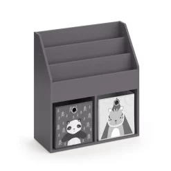 Bibliothèque Luigi Avec Boîtes Pliantes