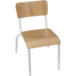 Chaise écolier Pour Enfant En Bois Et Mé