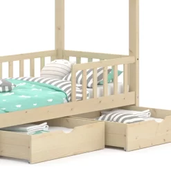 Lit Cabane Wiki 80x160cm Avec 2 Tiroirs 12 Lit Cabane Wiki 80x160cm Avec 2 Tiroirs -Meubles Pour Enfants 43189d3fb0ab4fca82663605960c46e2