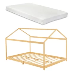 Lit Cabane Avec Matelas Vindafjord