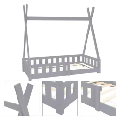 Lit D'enfant Tipi 140x70cm Menthe -Meubles Pour Enfants 4b888e86bfd9455282d206e51ffb69b6