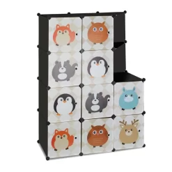 Armoire à 10 Casiers Motifs Animaux