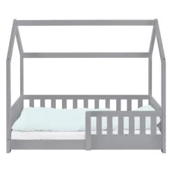 Lit Enfant 140x70cm Gris Clair