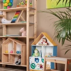 Étagère à 5 Compartiments Motif Monstres -Meubles Pour Enfants 58547caa47ac46118386e202831286ec