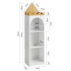 Bibliothèques Enfant KMB42-W -Meubles Pour Enfants 588d31c0b190460f83f9171ec3370298