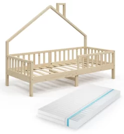 Lit Cabane Noemi 200x90cm Avec Matelas