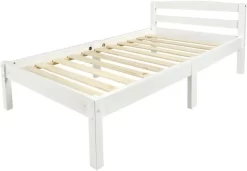 Lit Blanc Sans Un Matelas Clasic 70/140