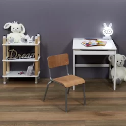 Chaise écolier Pour Enfant En Bois Et Mé -Meubles Pour Enfants 5f2d076f15e0459d92555e5ad76366cb