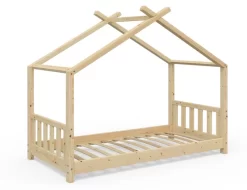 Lit Cabane Design 80x160cm Nature