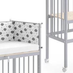 Lit Bébé Sophie Gris -Meubles Pour Enfants 65af078d079e437bb05e5876a331d734