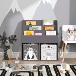 Bibliothèque Luigi Avec Boîtes Pliantes -Meubles Pour Enfants 67f2f209e7744d6aaab3e8017e65754a