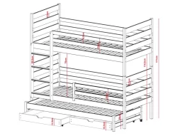Lit Superposé Tomi -Meubles Pour Enfants 6a0b2ce1ac0d44b2a4db3c1829fbdbc3
